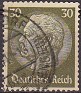 Germany 1933 Von Hindenburg 30 Pfennig Verde Oliva Scott 426